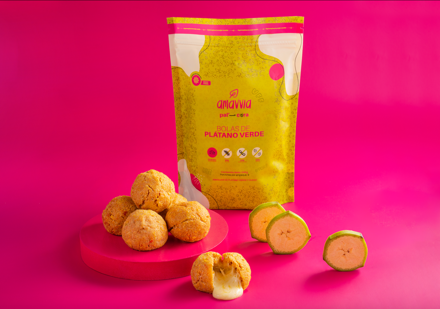 Bolas de plátano