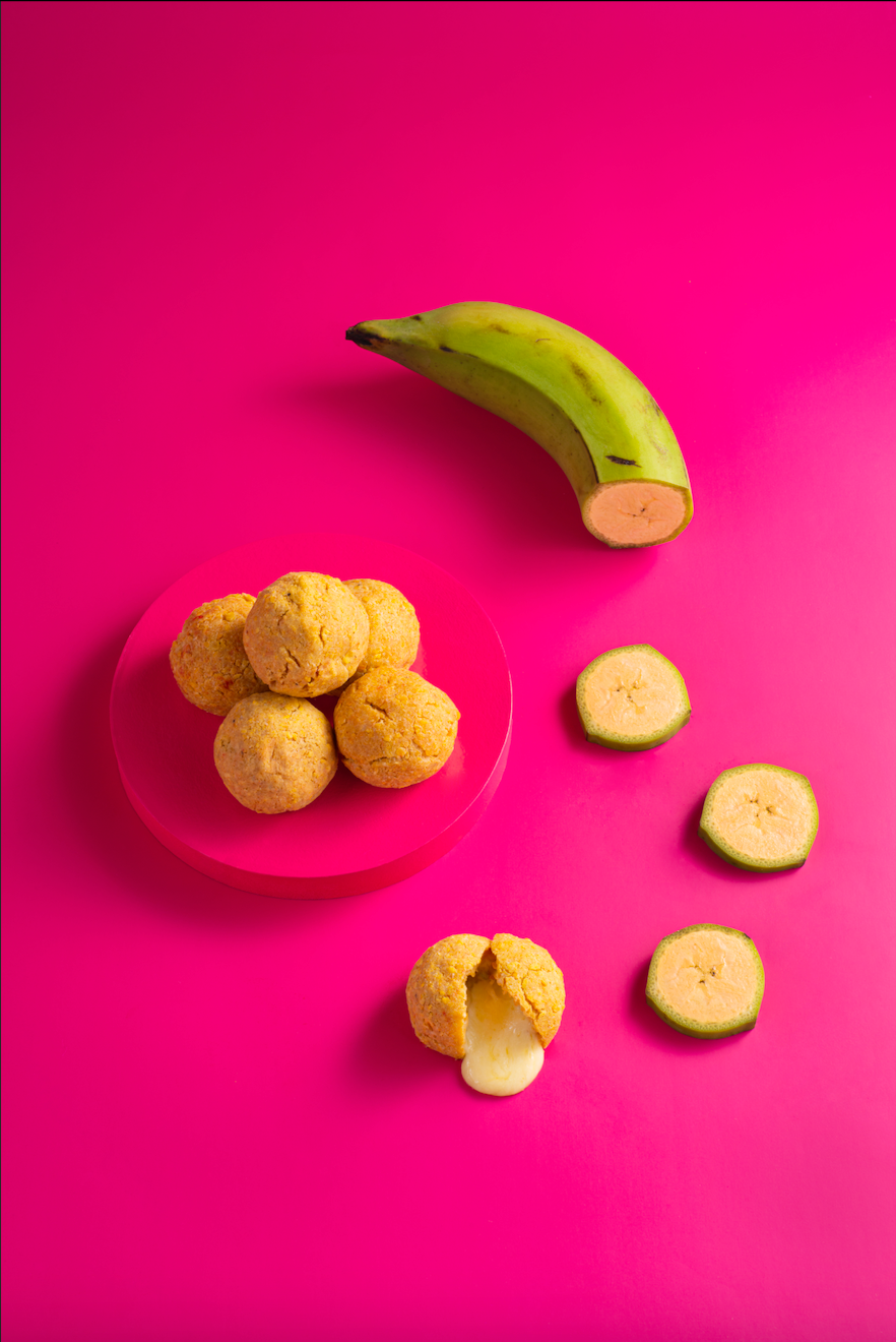 Bolas de plátano