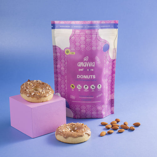 Donuts horneadas – Praline de almendras sin azucar