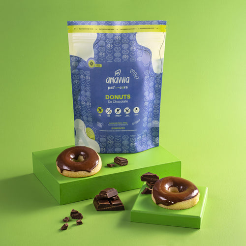 Donuts horneadas – Chocolate al 58% sin azúcar